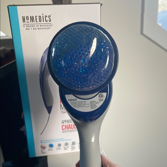 Homedics Blue and Gray Hot & Cold Massager - Picture 4 of 12